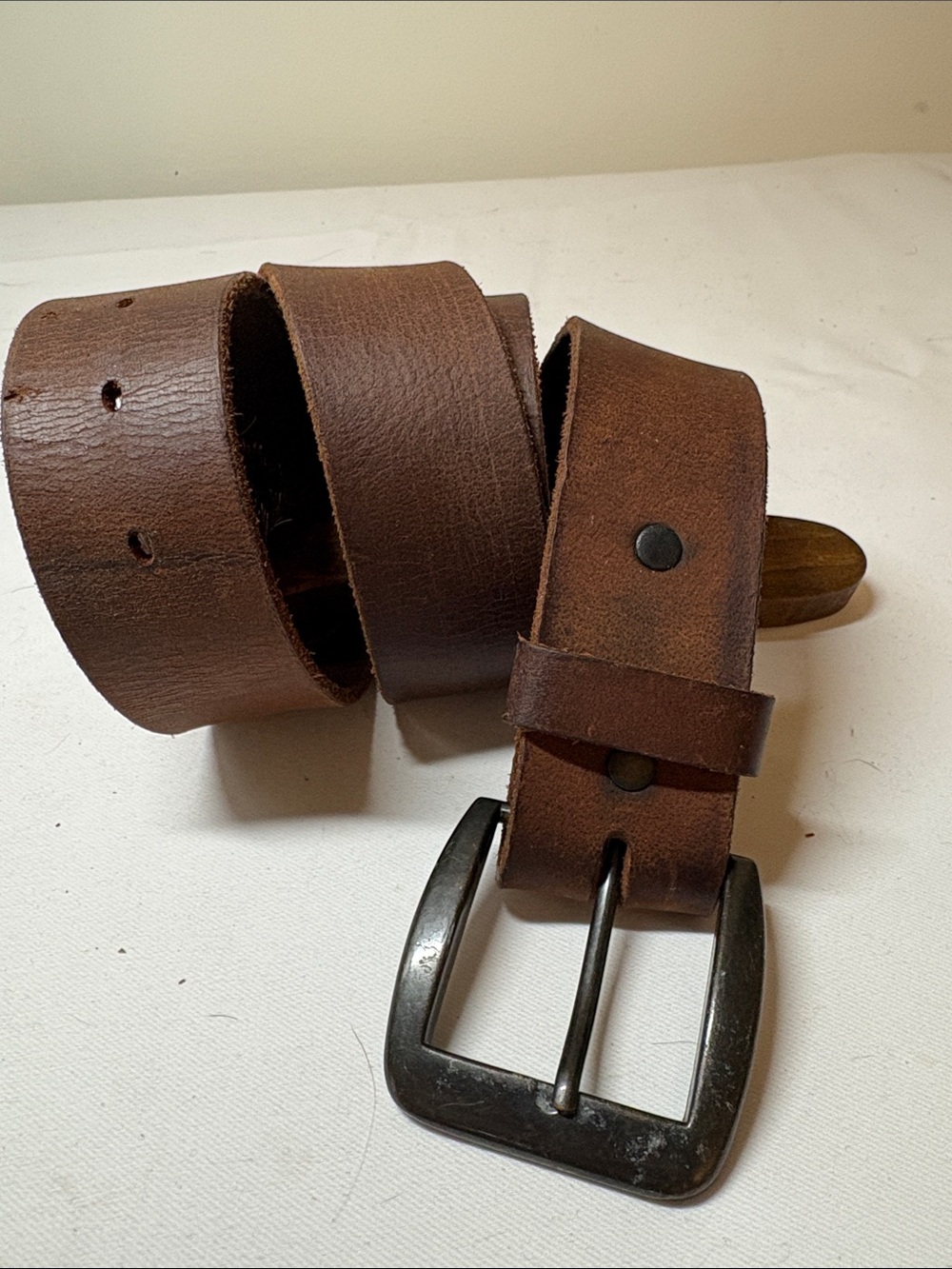3dbelt Co Brown Leather Belt Size 34